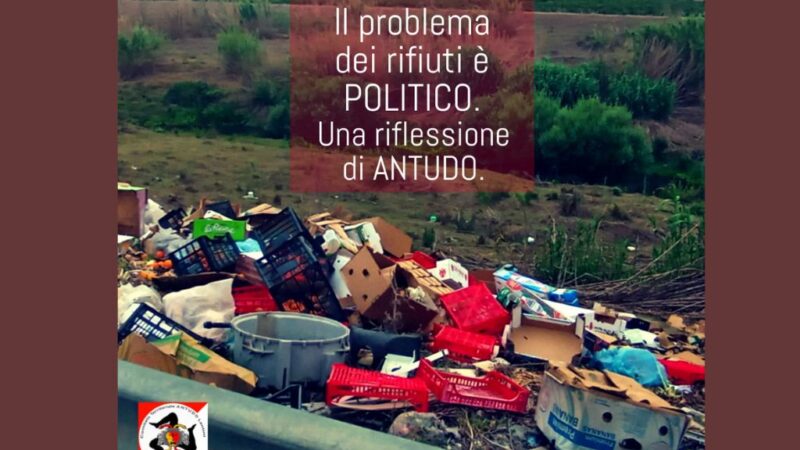 Antudo Lentini: «Il problema dei rifiuti è un problema politico»